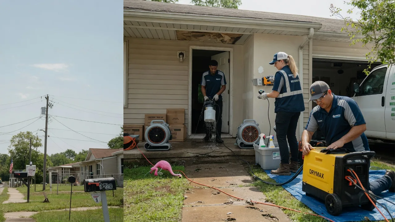 Storm Damage Water Removal in Gideon, MO near me
